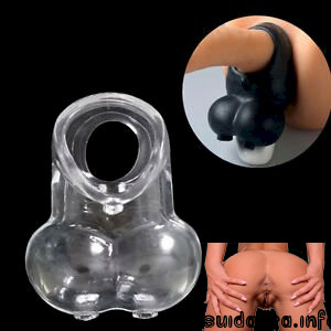 stretcher scrotum sleeve penis enhancer cock ball squeeze cock and ball streching